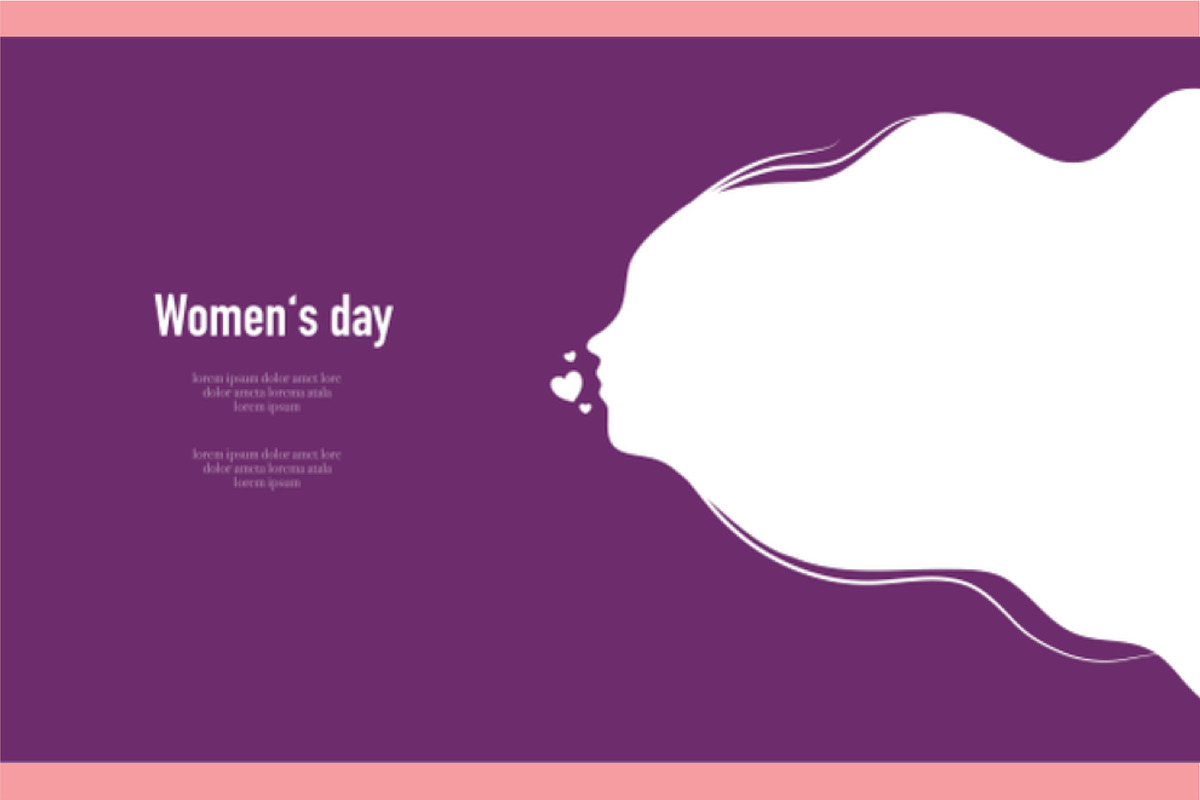 Women's day 8 march background, a Decorative Illustration by foxndeer (Photo 2 of 4)
