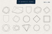 Set of floral frames & wreaths, an Illustration by Anatartan Design (Thumbnail 8 of 10)
