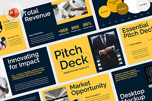 Pitch Deck Powerpoint, a Presentation Template by rgbryand