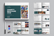 Charity Brochure Template Landscape, a Brochure Template by E-Type (Thumbnail 1 of 7)