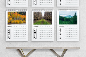 Creative Calendar Layout 2025