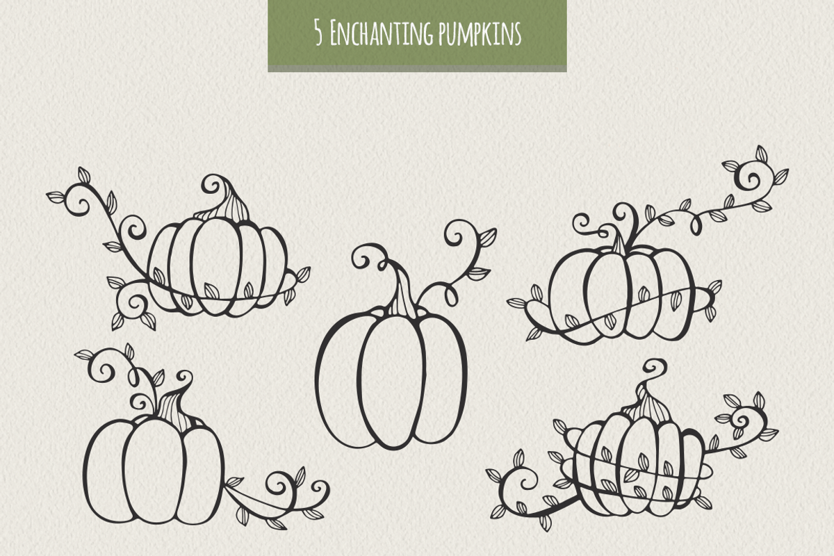 Enchanted Fall Elements, a Decorative Illustration by By Kerri Ann (Photo 2 of 4)