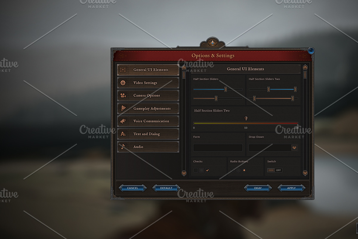 Mercenary - RPG User Interface, a Graphic by Kodiak Graphics (Photo 8 of 14)