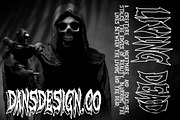 Novocane – Horror Metal Display Font, a Blackletter Font by dansdesign (Thumbnail 2 of 12)