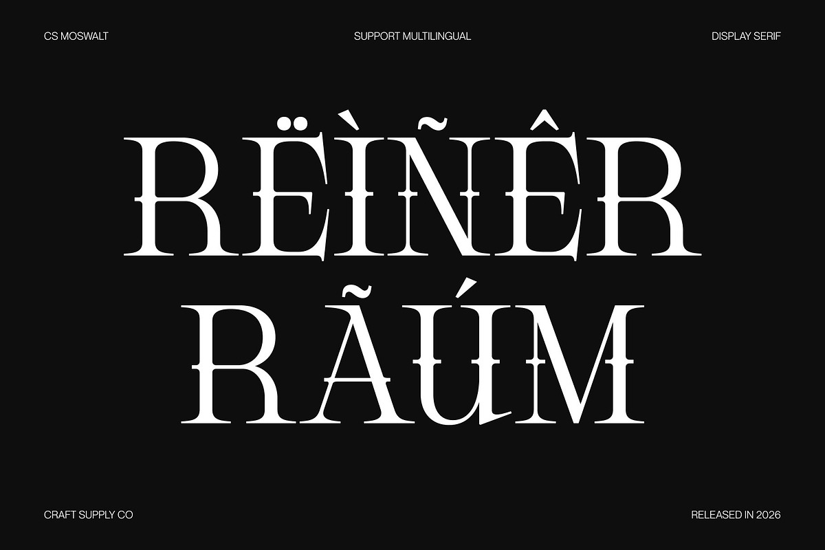 CS Moswalt – Modern Serif Font, a Serif Font by Craft Supply Co. (Photo 7 of 8)
