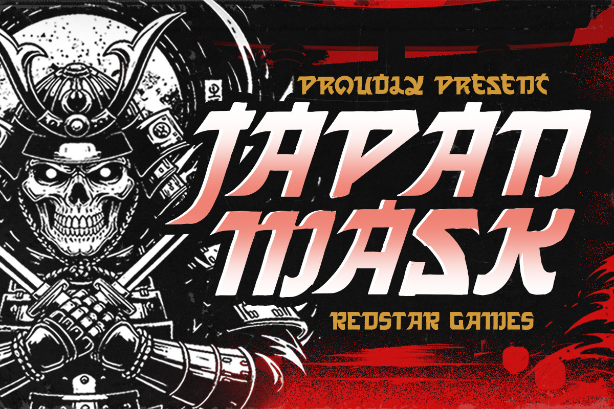 Death Mist Japanese Horror Font, a Sans Serif Font by Letterhend Studio (Photo 5 of 9)