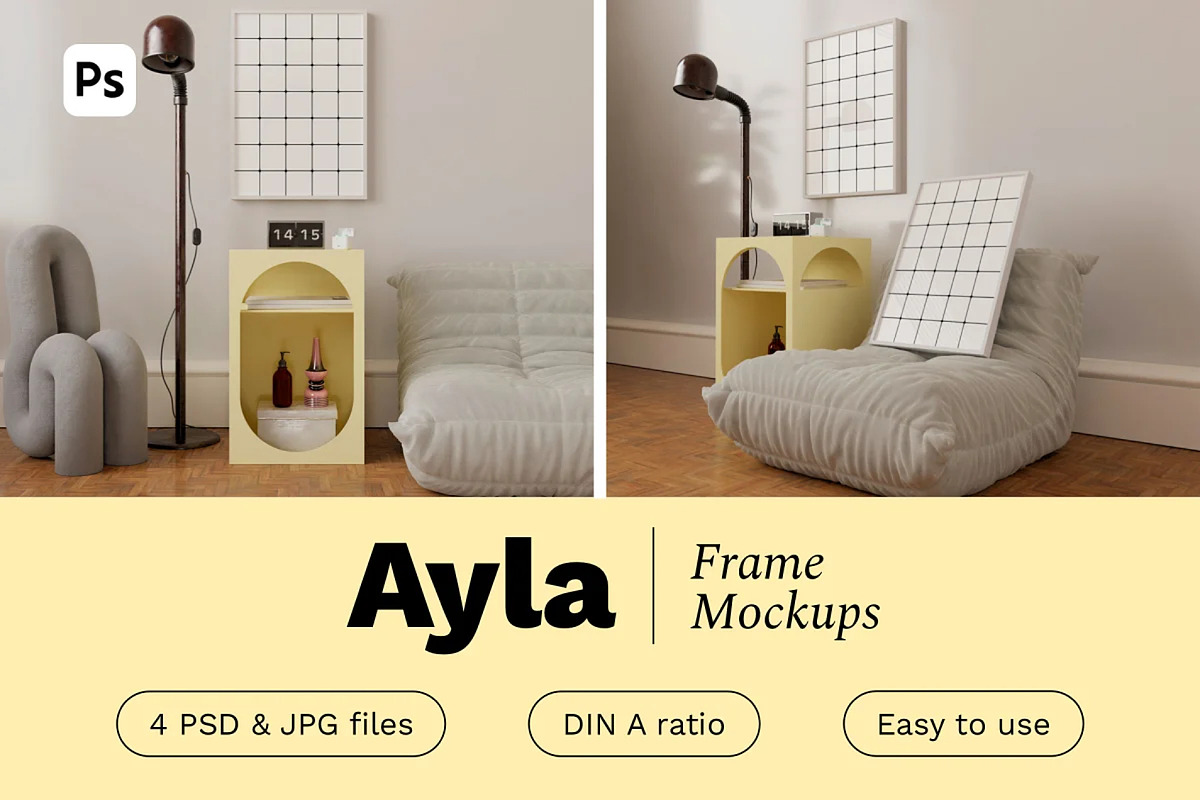 Artwork Mockups Bundle 20 in 1, a Household Mockup by Bonumo (Photo 22 of 41)