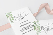 Greenery & Blush Watercolor Florals, a Decorative Illustration by DailyMiracleDigitals,LLC (Thumbnail 4 of 6)