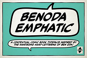 Benoda Emphatic, a Sans Serif Font by category4 (Thumbnail 1 of 5)