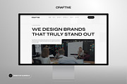 Craftive - Minimalist Creative, a WordPress Template by SLAB! Design (Thumbnail 3 of 5)