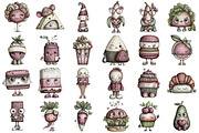 Kawaii Food Characters, an Illustration by Daily.Designs (Thumbnail 2 of 5)