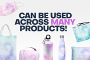 Pastel Tie-dye Patterns, a Pattern Graphic by Vaughn Studios (Thumbnail 3 of 4)