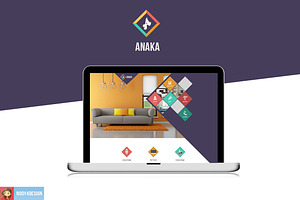 Anaka - PSD One Page Template