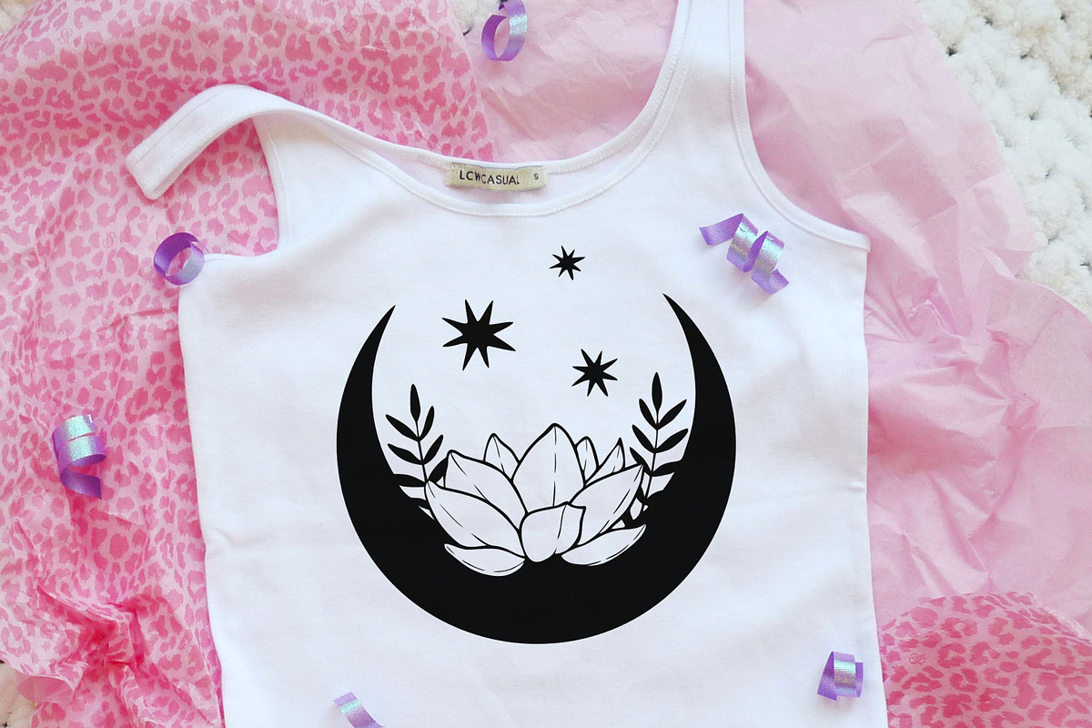 Mystic floral moon set, an Illustration by Veronika Gotovceva (Photo 7 of 9)
