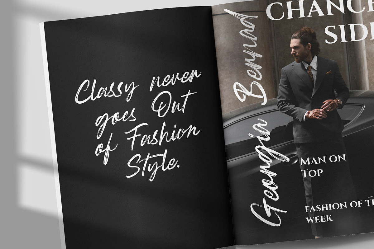 Raytune Signature Brush Typeface, a Script Font by RantautypeStudio (Photo 3 of 15)