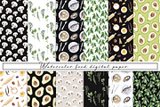 Food bundle-watercolor, a Food Illustration by Visual Animal (Thumbnail 12 of 22)