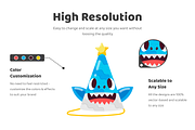 Birthday Hat Stickers, an Emoji Icon by Vectors Market (Thumbnail 3 of 5)