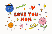 Kamuro is a cool retro groovy font, a Handwritten Font by Brown Cupple (Thumbnail 2 of 5)