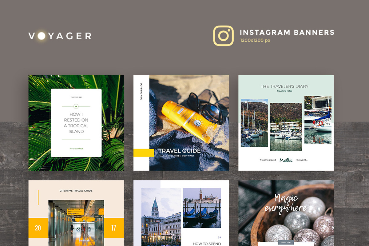 Voyager Social Media Pack, a Social Media Template by Creatoly (Photo 4 of 6)