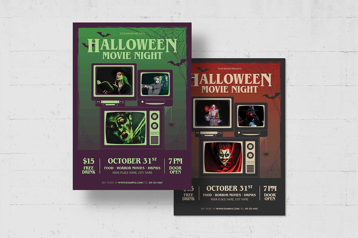 Halloween Flyer Template, a Flyer Template by BrandPacks (Photo 4 of 5)