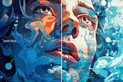 Damage Copy Photo Effect, a Layer Style Add-On by dokudokunomi (Thumbnail 2 of 4)