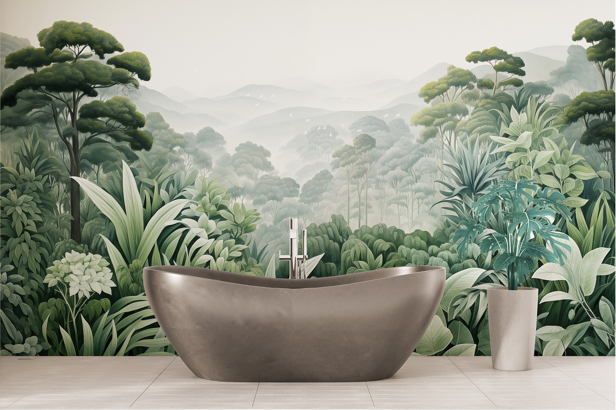Tropical rainforest wallpaper, a Wallpaper Graphic by fei long (Photo 3 of 10)