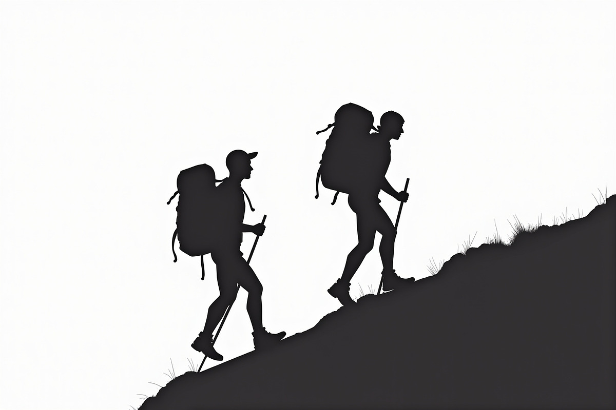 Adventure Trekking Vector Pack, an Illustration by musafir_fashion (Photo 13 of 21)