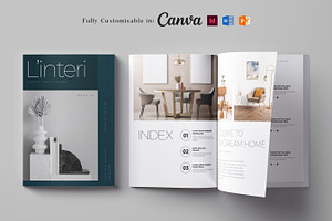 Real Estate Property Brochure, Canva, a Brochure Template by Niofix