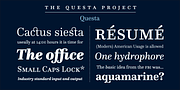 Questa, a Serif Font by The Questa Project (Thumbnail 3 of 4)