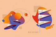 Space Voyage - Retro Design Toolkit, an Object Illustration by Polar Vectors (Thumbnail 9 of 23)