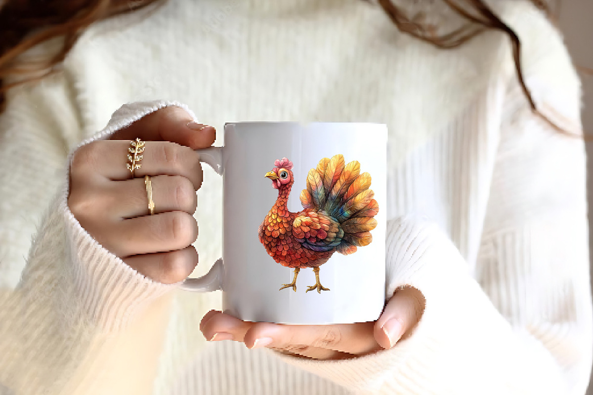 Thanksgiving Turkey Clipart, an Illustration by CreationArt (Photo 7 of 9)