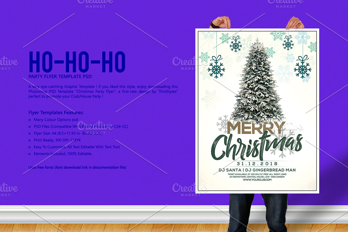 Christmas Invite, a Flyer Template by Flyer Arts (Photo 1 of 4)