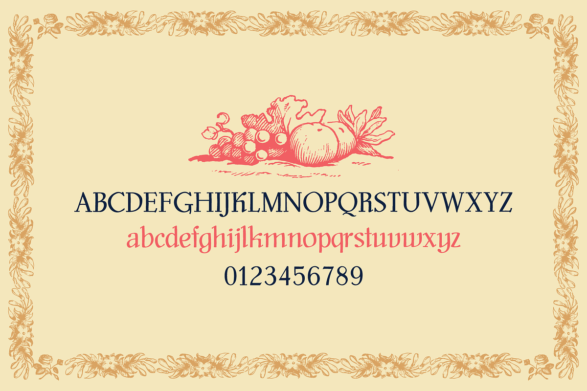 Wagner 1941 Vintage Antique font, a Serif Font by Jeffry Macpherson Visuals (Photo 2 of 5)