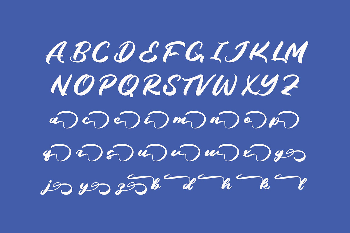 Palmeria Rooted Bold Calligraphy, a Script Font by Letterena Studios Script (Photo 10 of 15)