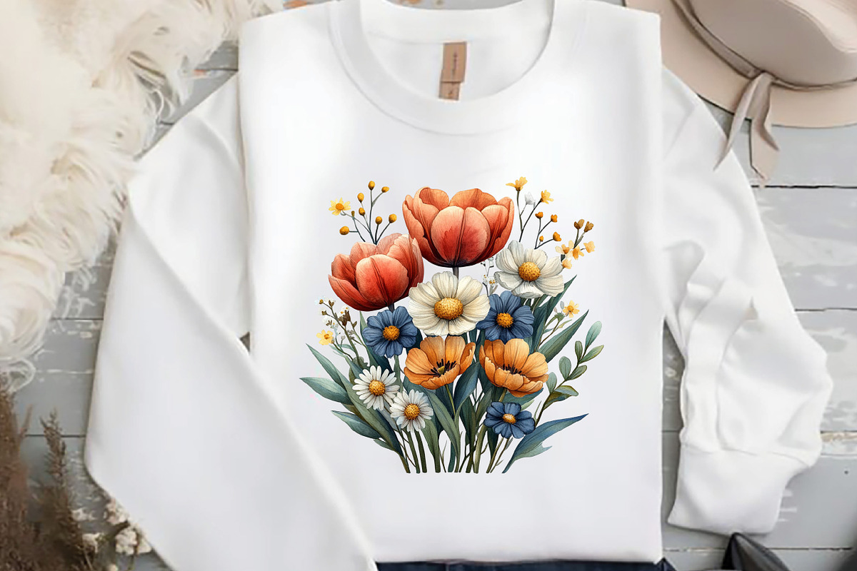 Watercolor Spring Clipart Bundle, an Illustration by DreamCafeArt (Photo 4 of 5)