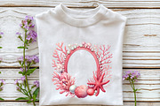 Coquette Coastal Summer Frame, an Illustration by Rose Art (Thumbnail 5 of 7)