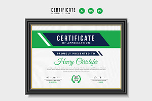 002. Modern Certificate Template