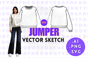 Crewneck Jumper, an Apparel Mockup by Doroty Dafne Designs (Thumbnail 1 of 7)