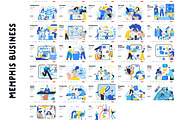 Memphis Business, vector illos, a Templates & Theme by Grivina's shop (Thumbnail 17 of 27)