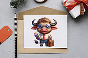 Back to school animals teacher PNG, an Animal Illustration by RobertsArt (Thumbnail 2 of 7)