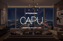 Capu - Elegant Modern Serif Font for