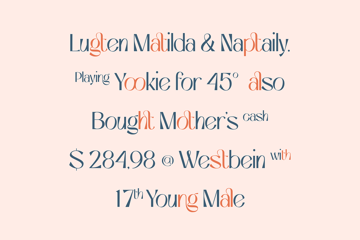 Niasec Lux Elegant Display Font, a Sans Serif Font by Casloop Studio (Photo 11 of 15)