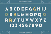 Gristela - Modern Art Deco Font, a Sans Serif Font by Typia Nesia (Thumbnail 2 of 17)