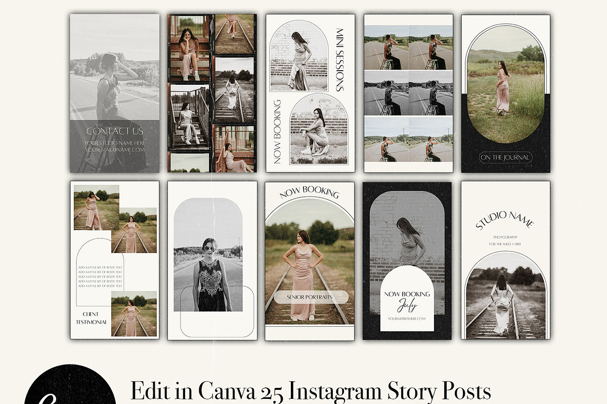 Instagram Templates for Photographer, a Social Media Template by Wild Wander Collective (Photo 3 of 6)