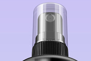 Amber Bottle with Pump Mockup, a Packaging Mockup by Reformer Mockup (Thumbnail 2 of 6)