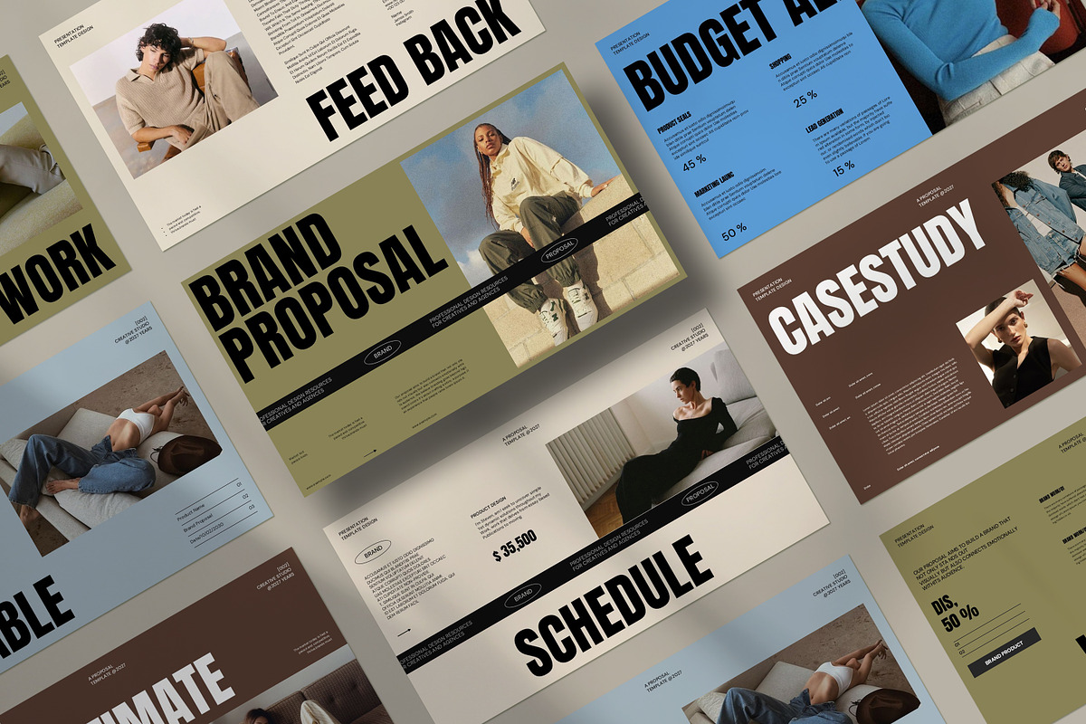 Brand Proposal Presentation Template preview 2