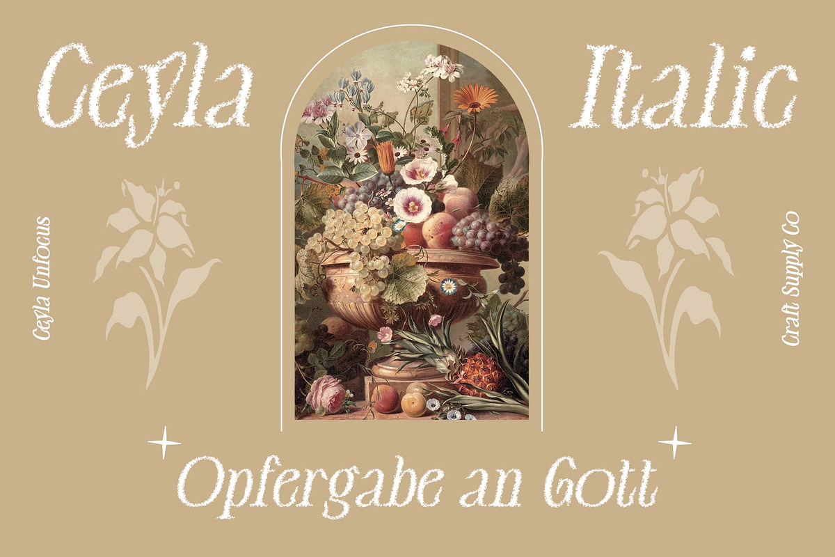 Ceyla Unfocus, a Serif Font by Craft Supply Co. (Photo 7 of 8)