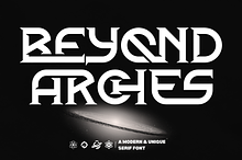 Beyond Arches – Futuristic Font