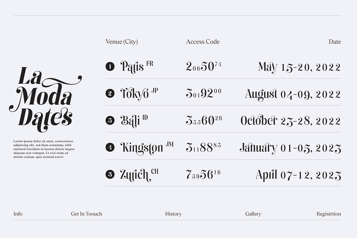 Kage Pro - Neoclassical Display Font, a Serif Font by Balibilly Design (Photo 12 of 17)