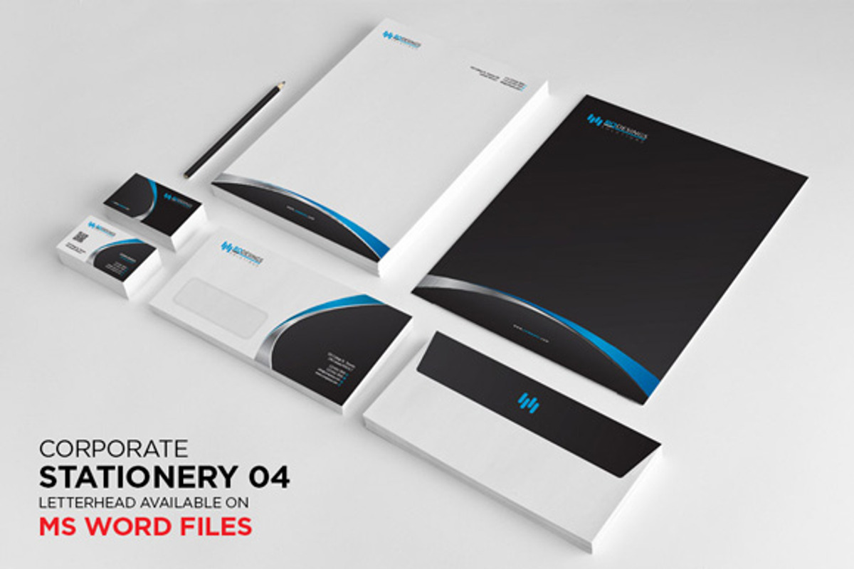 Corporate Stationery 04, a Stationery Template by RQ Designs (Photo 1 of 6)